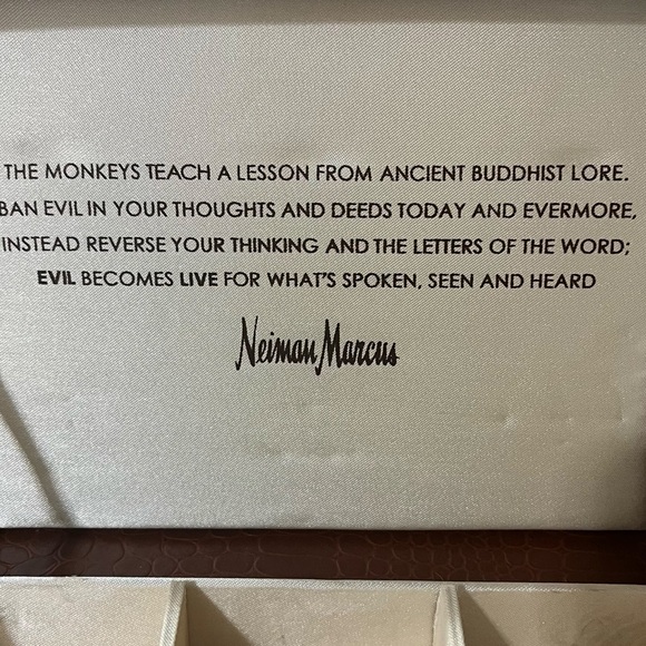 Silver Plated “See no evil, hear no evil, speak no evil” Monkey Wine Stoppers - Picture 4 of 5